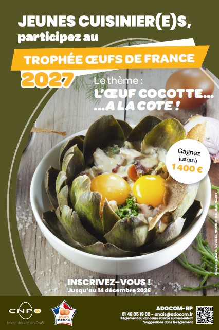 Les inscriptions au Trophée Œufs de France 2026 sont ouvertes !
